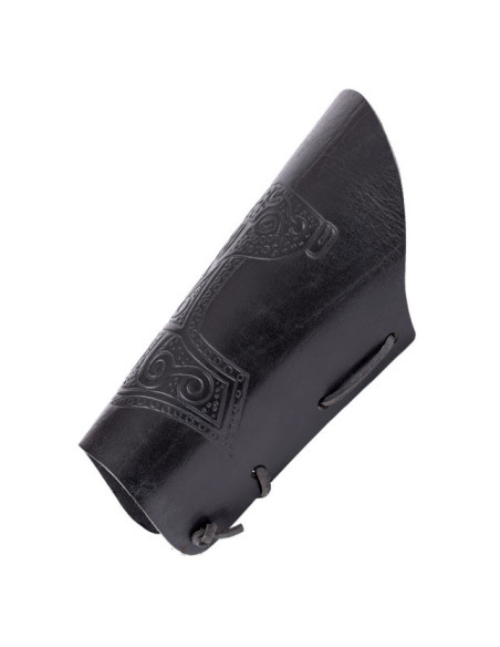 Pulseiras de couro Viking Martelo de...