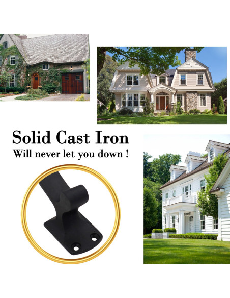 Conjunto de 2 maçanetas medievais em...