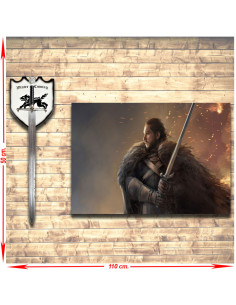 Pacote Jon Snow Banner e Espada, Game of Thrones