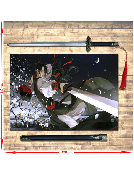 Pacote de Banner + Espada Wei Wuxian...