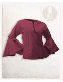 Blusa medieval mulher Felice - cor Bordeaux
