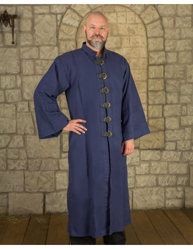 Túnica Oberon para mágicos e clérigos em algodão - azul