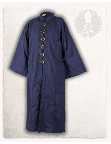 Túnica Oberon para mágicos e clérigos em algodão - azul