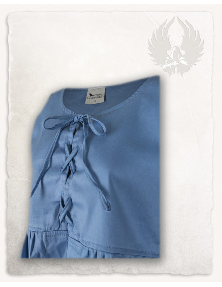 Clara Sobretudo Medieval em azul