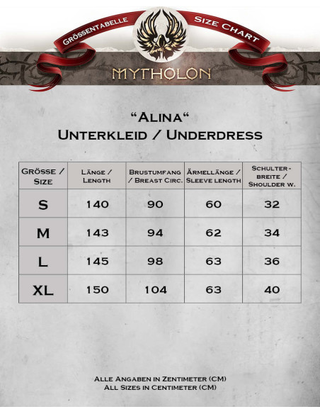 Túnica medieval preta modelo Alina,...