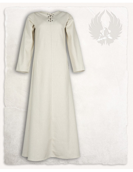 Túnica medieval creme modelo Alina,...