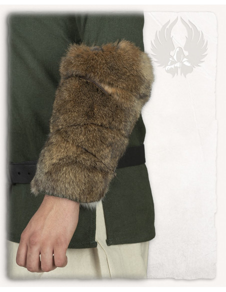 Braçadeiras vikings gigantes de pele...