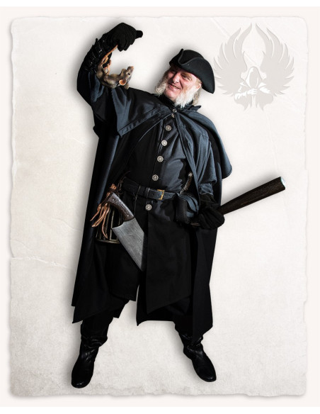 Manto medieval gola alta modelo Bron...