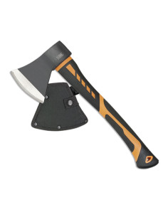 Machado bárbaro fibra e cabo de borracha (42 cm.)