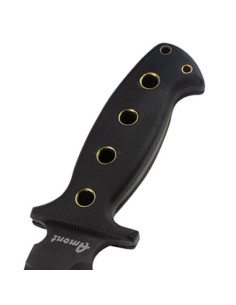 Terceira faca tática, contra-borda serrilhada (35 cm.) 2