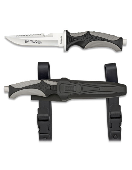 Faca de mergulho Nautilus, preta