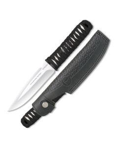 Faca TOKISU com bainha de couro (28,7 cm.)