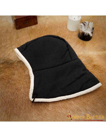 Crepe medieval com atacadores - preto