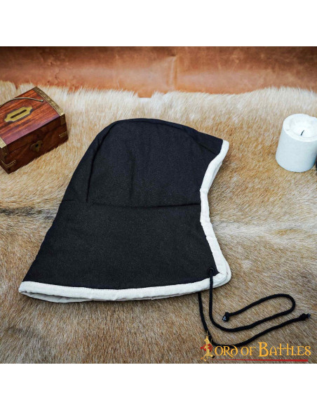 Crepe medieval com atacadores - preto