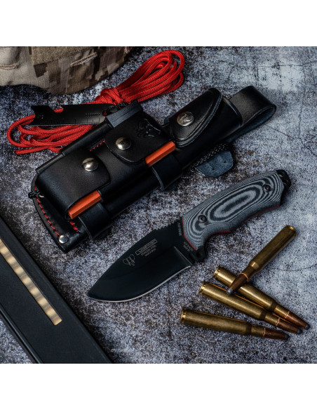 Faca tática Cudeman mini boina verde...