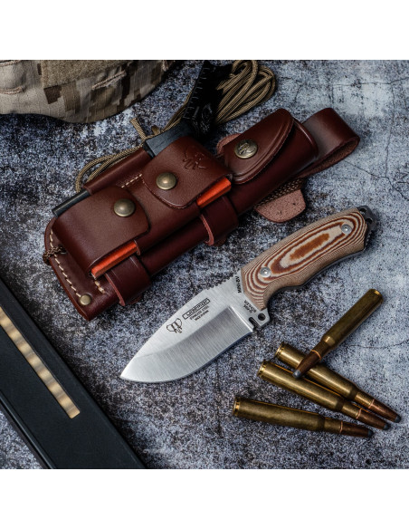 Mini faca de sobrevivência boina...