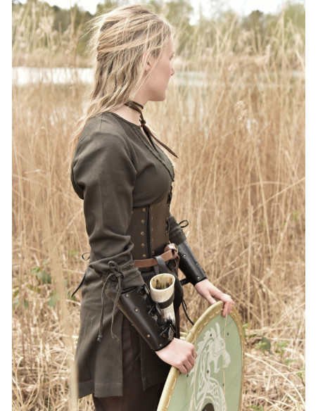 Túnica feminina Ylva Viking - verde...