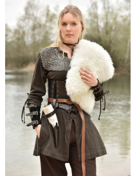 Túnica feminina Ylva Viking - verde...