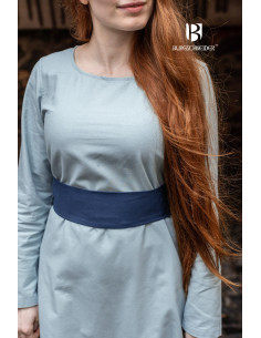 Sieglinde Cinto Medieval Ajustável, Azul Pastel