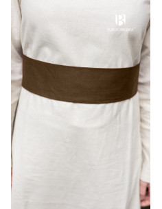 Sieglinde cinto medieval ajustável, castanho