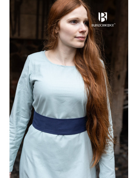 Sieglinde cinto medieval ajustável, azul
