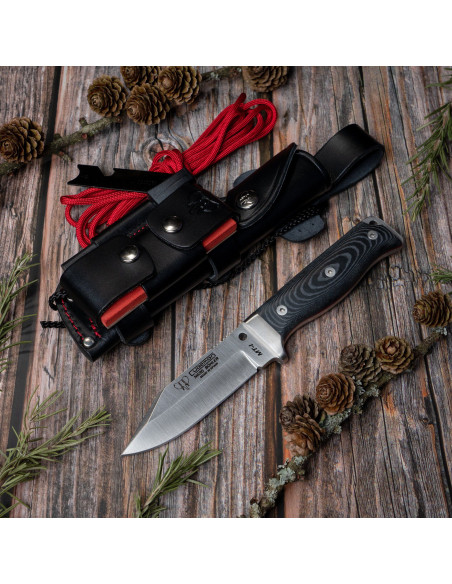 Faca MT-1 com cabo Micarta preto,...