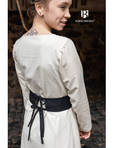 Cinto medieval ajustável Sieglinde, preto 2