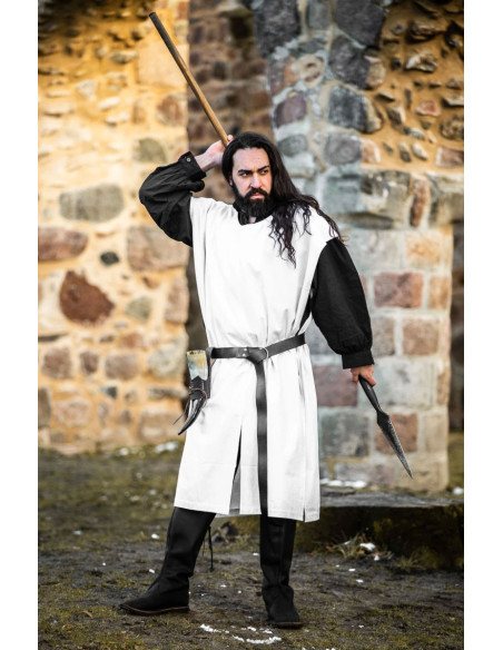 Túnica medieval de algodão...