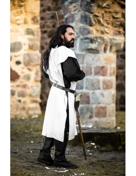 Túnica medieval de algodão...