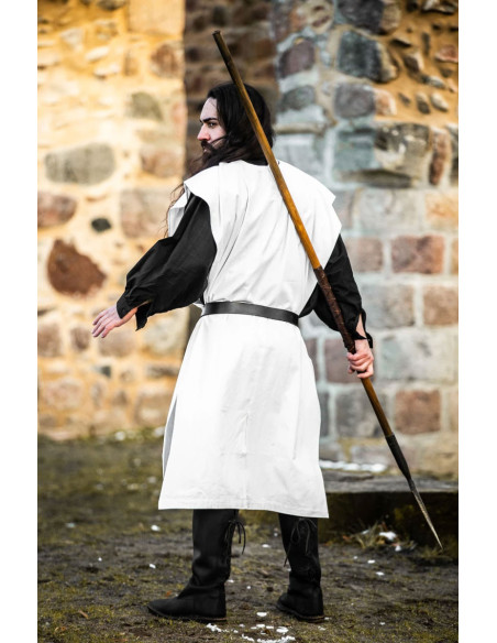 Túnica medieval de algodão...