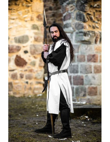 Túnica medieval de algodão...