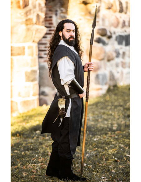 Túnica medieval de algodão...