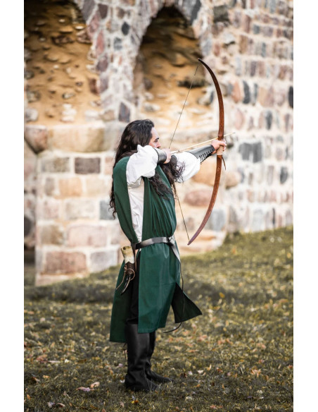 Túnica medieval de algodão...