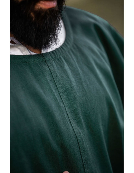 Túnica medieval de algodão...