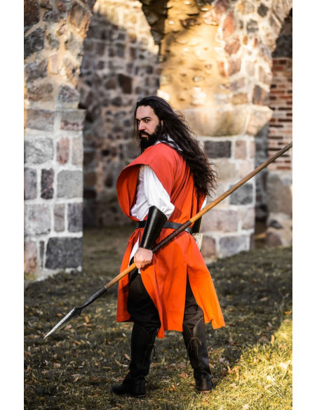 Túnica medieval de algodão...