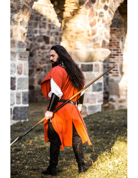 Túnica medieval de algodão...