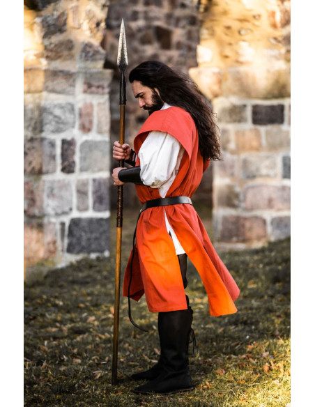 Túnica medieval de algodão...