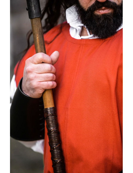 Túnica medieval de algodão...