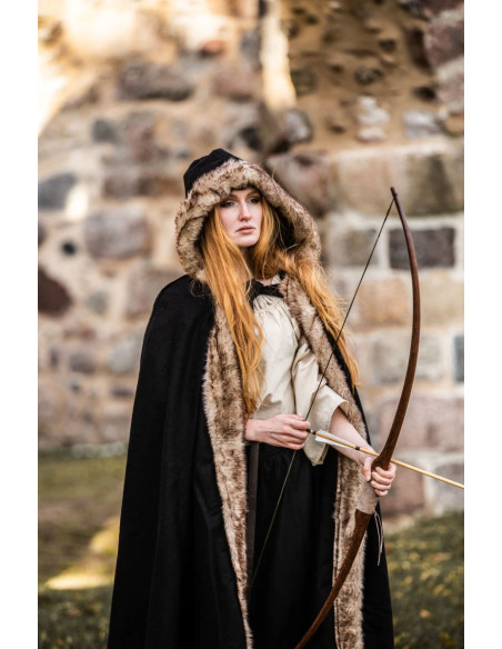 Manto Viking modelo Fjell com pelo...