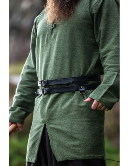 Viking cinto duplo de couro modelo...