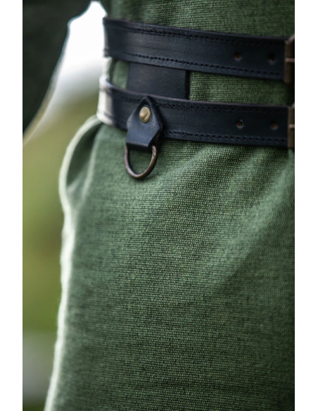 Viking cinto duplo de couro modelo...