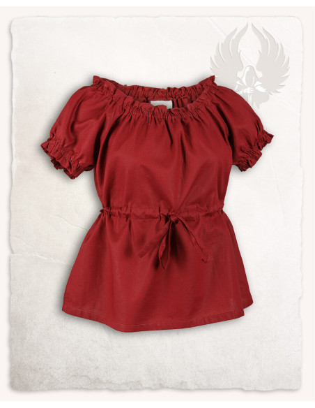 Blusa medieval algodão leve modelo...