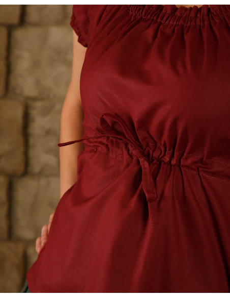 Blusa medieval algodão leve modelo...