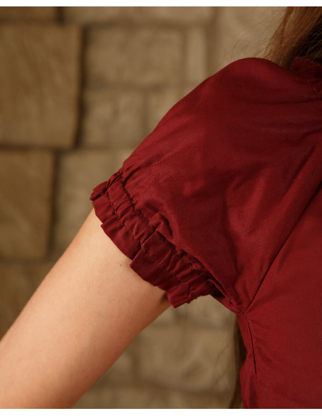Blusa medieval algodão leve modelo...