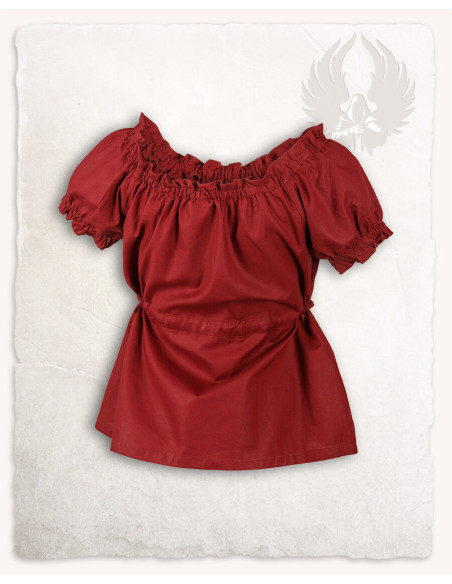 Blusa medieval algodão leve modelo...