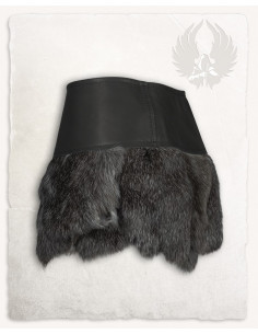 Saia bárbara modelo Karya, cabelo de coelho 2