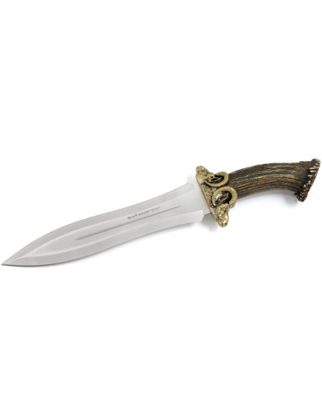 Faca com acabamento em mouflão cabo...