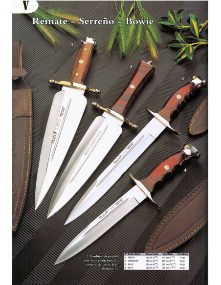 Facas Remate-Serreño-Bowie de Muela