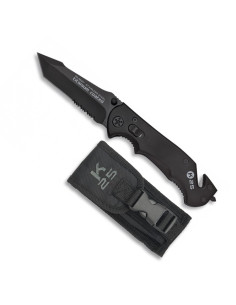 Faca de salvamento, lâmina 9 cms.