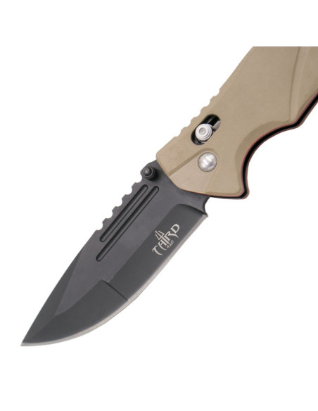 Terceiro canivete de aço inoxidável e...